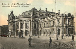 Wien. I. K.k. Hof Burgtheater Postcard