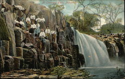 At Chorrera Falls La Chorrera, Panama Postcard Postcard