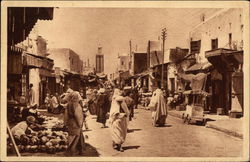 Rue El Gza Rabat, Morocco Africa Postcard Postcard