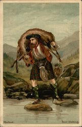 MacLeod - Deer Stalking Postcard