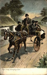 The Irish Country Car Postcard