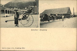 Rickshaw - Hongkong Hong Kong China Postcard Postcard