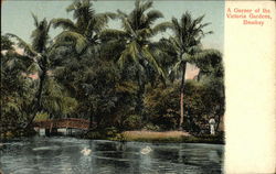 Victoria Gardens Bombay, India Postcard Postcard