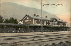 Train Station Bischofshofen, Austria Postcard Postcard