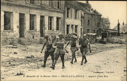 2ed Bataille de la Marne 1918 - Neully-s Front, Aspect d'une Rue Postcard