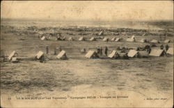 Campagne 15-16 - Troupes au bivouac Postcard