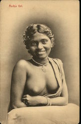 Rodiya Girl, Ceylon Postcard