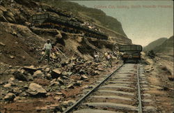 Culebra Cut, Looking South towards Panama Postcard Postcard