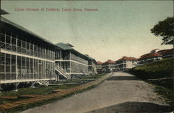 canal Houses at Culebra, and Canal Zone Panama Postcard Postcard