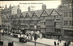 Old Staple Inn, Holburn London, England Postcard Postcard