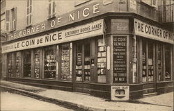 The Corner of Nice - Robert Paraf Bookstore France Postcard Postcard