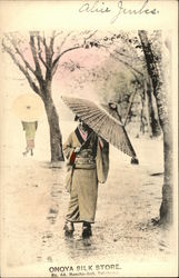 Onoyo Silk Store - Honcho-Dart Japan Postcard Postcard Postcard