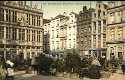 Grand Palace and Flower Market Postcard