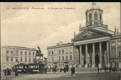 Place Royale - St-Jacques sur Coudenberg Postcard