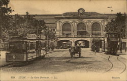 La Gare Perrache Lyons, France Postcard Postcard