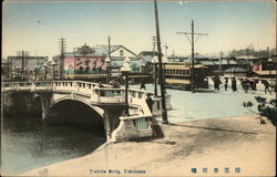 Yushida Bridge Yokohama, Japan Postcard Postcard