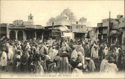 Place Bab-Souika et Mosquee Sidi M'Harez Postcard