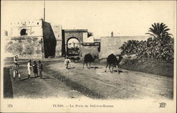 La Porte de Sidi-ben-Hassen Postcard