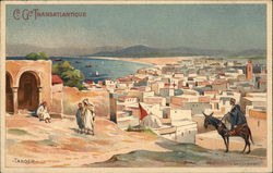 View of the City Tanger, Morocco Africa Postcard Postcard