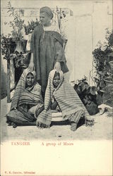 A Group of Moors Tangier, Morocco Africa Postcard Postcard