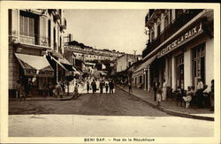 Rue de la Republique Beni Saf, Algeria Africa Postcard Postcard