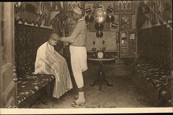 Wig Shop - Boutique de Perruquier Postcard