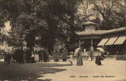 Jardin des Bastions Genève (Geneva), Switzerland Postcard Postcard