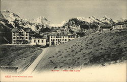 Hôtel des Alpes Mürren, Switzerland Postcard Postcard