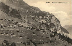 Bernese Oberland - Two Traditional Walser Mountain Villages Switzerland Postcard Postcard Postcard