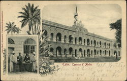 Caserne d'Abdin Caire, Egypt Africa Postcard Postcard