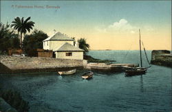 A Fisherman's Home Postcard