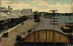 Front Street Hamilton, Bermuda Postcard Postcard