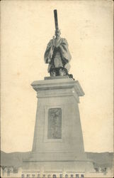 Statue - Japan or Korea Postcard Postcard