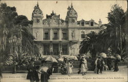 Casino and Gardens Monte Carlo, Monaco Postcard Postcard