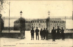 28° Regiment d'Artillerie, Quartier Foucher de Coreil Vannes, France Postcard Postcard