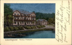 Kurhaus Fríedewald Lössnitzgrund, Germany Postcard Postcard