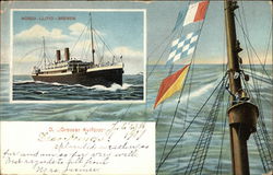 Grosser Kurfurst Germany Boats, Ships Postcard Postcard Postcard