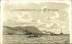 Nordeutscher Lloyd Bremen Postcard