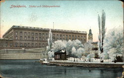 Slottet och Stromparterren Postcard