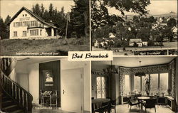 Views of Bad Brambach Germany Postcard Postcard