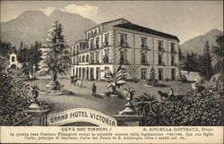 Grand Hotel Victoria Cava dei Tirreni, Italy Postcard Postcard