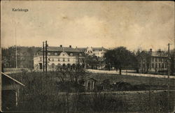 Buildings In Kariskoga Sweden Postcard Postcard