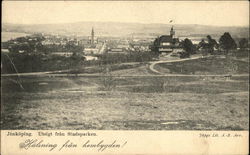 View from Stadsparken Jonkoping, Sweden Postcard Postcard