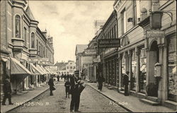 Algade Nykøbing Mors, Denmark Postcard Postcard