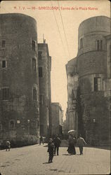 Torres de la Plaza Nueva Postcard