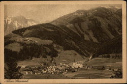 Steiermark with mountains Afflenz, Austria Postcard Postcard