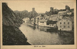 Esch-sur-Sûre Wiltz, Luxembourg Postcard Postcard