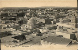 Panoramic View of Town Kairouan, Tunisia Africa Postcard Postcard