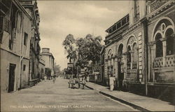 The Albany Hotel, Kyd Street Calcutta, India Postcard Postcard