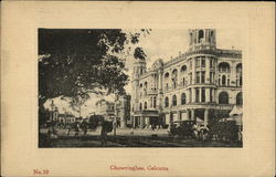 Chowringee Calcutta, India Postcard Postcard